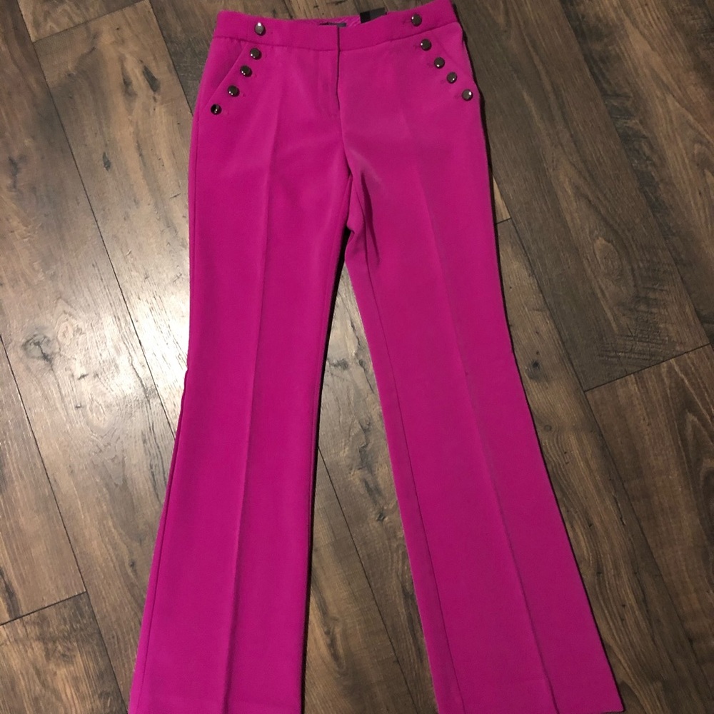 The Limited Fuchsia Flare Dress Pants
